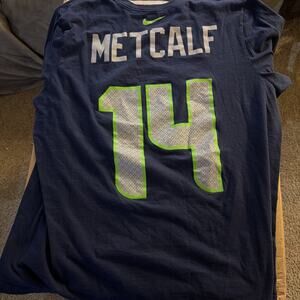 Seattle Seahawks DK Metcalf Nike T-Shirt Men’s XL – Navy NFL Player Tee